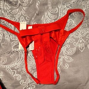 Victoria's Secret Red Dream Angels Crotchless Pantie(PRICE FIRM UNLESS BUNDLED)